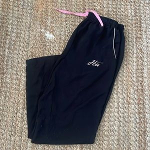 HIS BLACK PJ PANTS SIZE MEDIUW WEDDING GIFT NWT